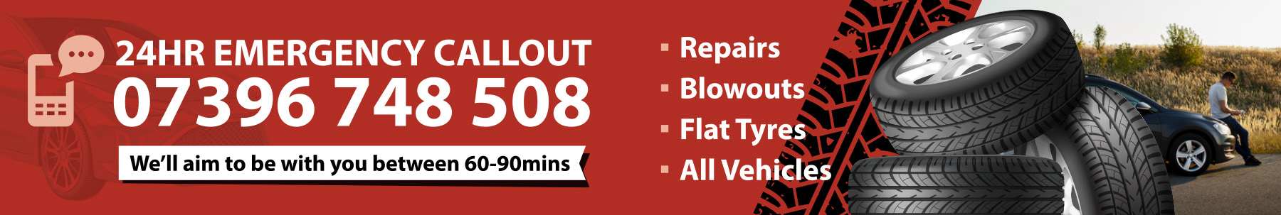 24 hour mobile tyre fitting Cornwall